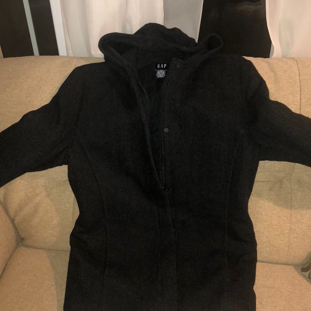 Women’s Gap jacket xL charcoal gray wool